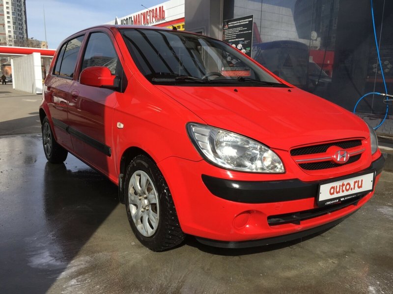 Hyundai Getz 2008 красный