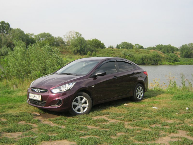 Hyundai Solaris 2012 белый