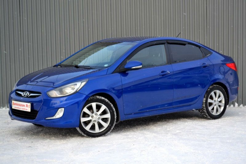 Hyundai Solaris, 2011 серебристый