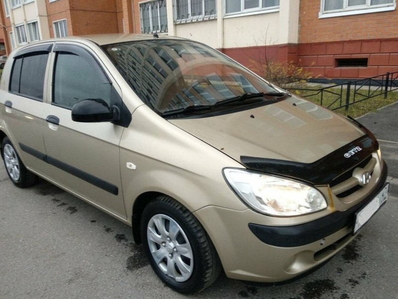 Hyundai Getz 2009 вид сзади