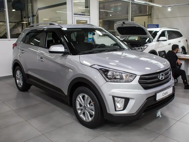 Hyundai Creta серебристый металлик