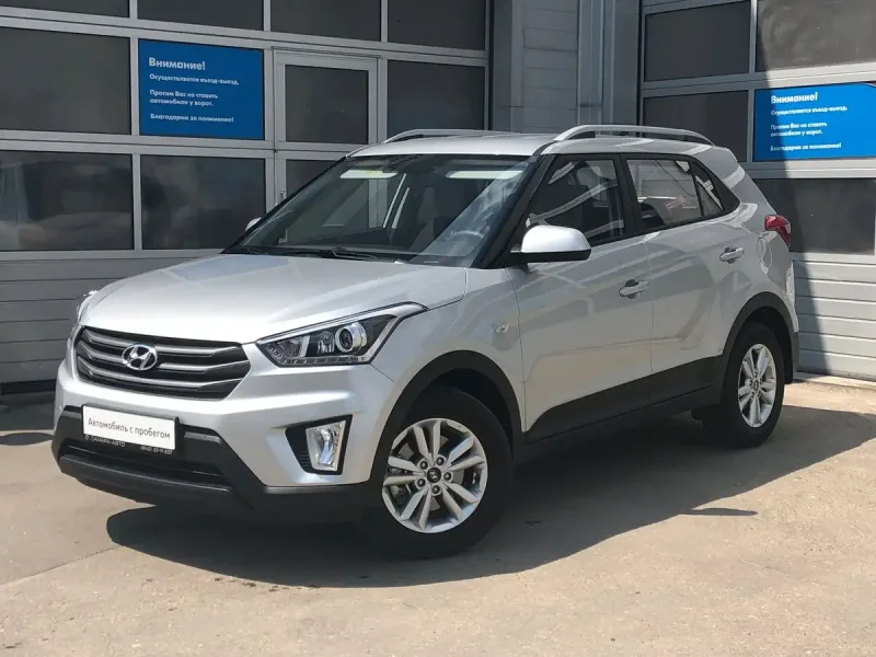 Hyundai Creta 2020 серебристый металлик