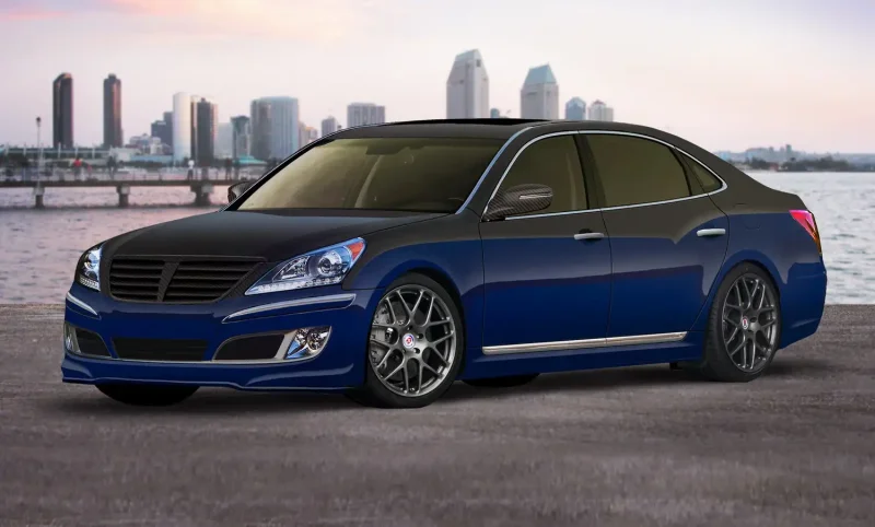 Hyundai Equus stance