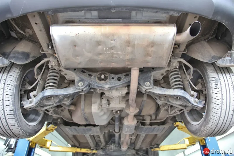 Гетц 1.4 АКПП снизу