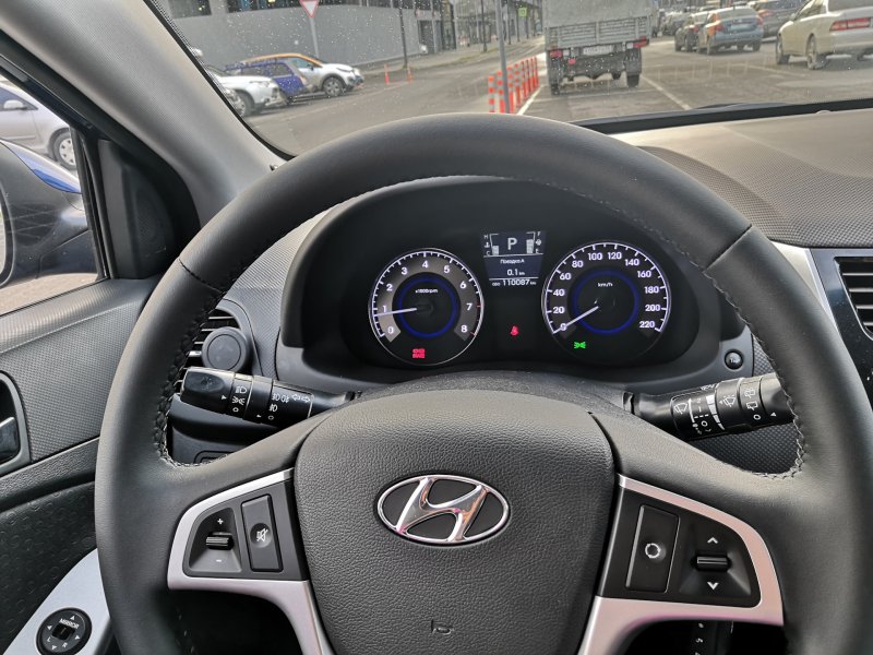 Рулевое колесо на Hyundai ix35