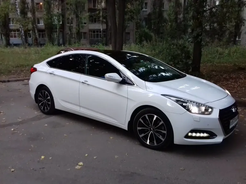 Хендай i40 2015 белая