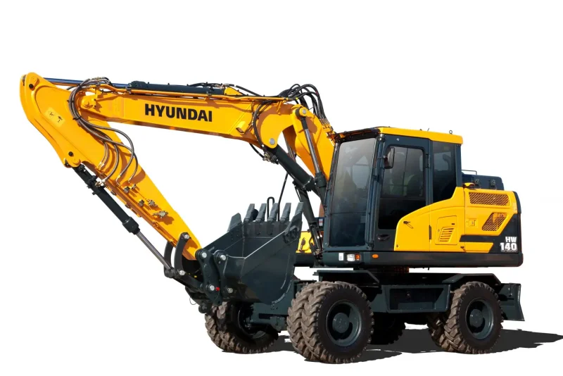Колесный экскаватор Hyundai 140w
