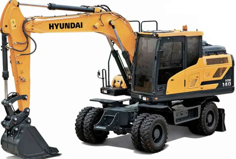Колесный экскаватор Hyundai 140