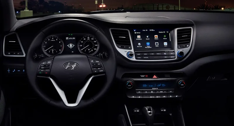 Hyundai Tucson 2020 панель