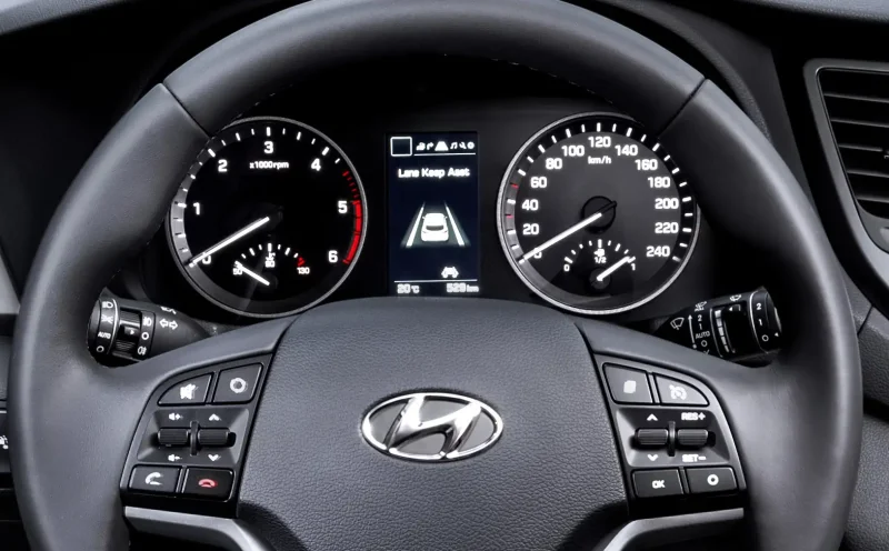 Hyundai Tucson 2020 панель приборов