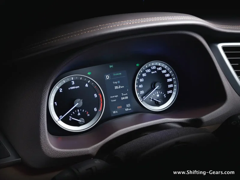 Hyundai Tucson цифровая приборная панель