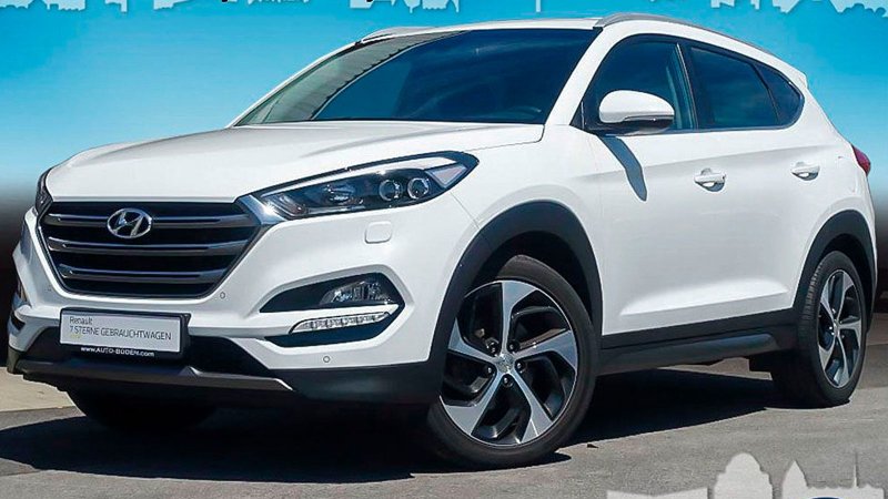 Hyundai Tucson 2016 белый