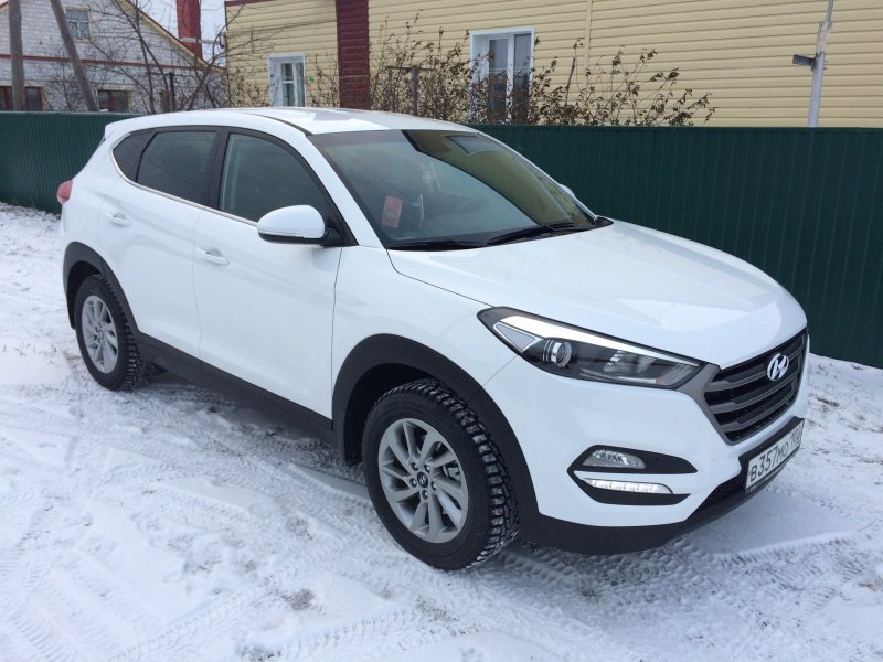 Hyundai Tucson 2013 белая