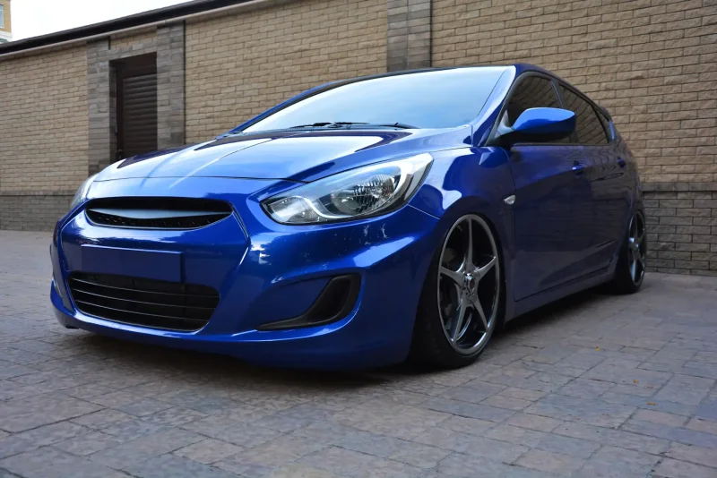 Тюнингованный Hyundai Solaris