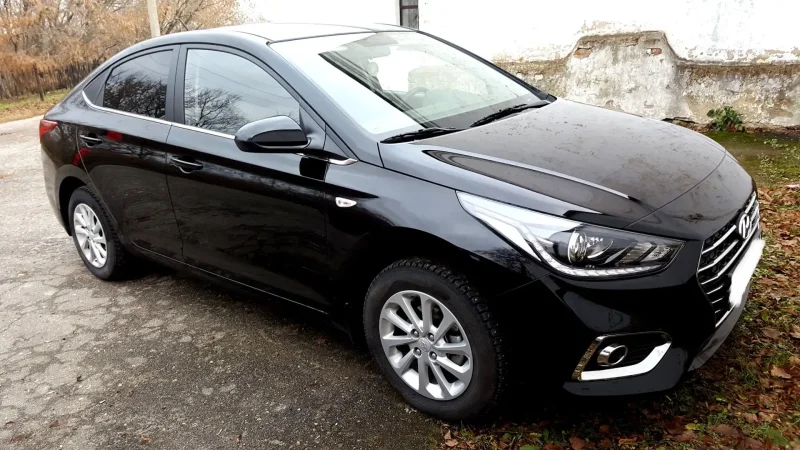 Hyundai Solaris 2017 черный