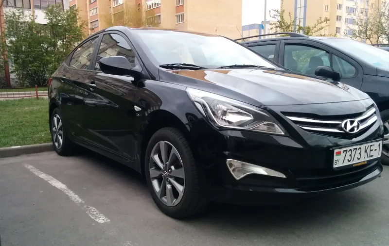 Hyundai Solaris 2018 черный