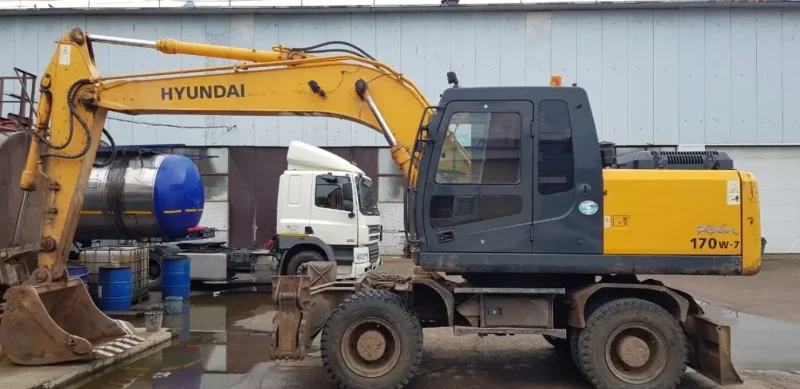 Колесный экскаватор Hyundai r170w-7