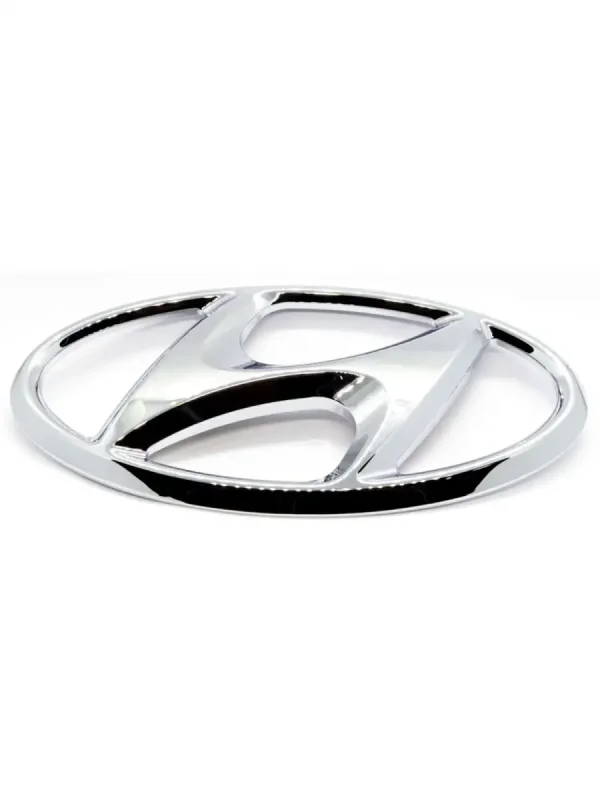 Эмблема Hyundai 115х60 мм хром