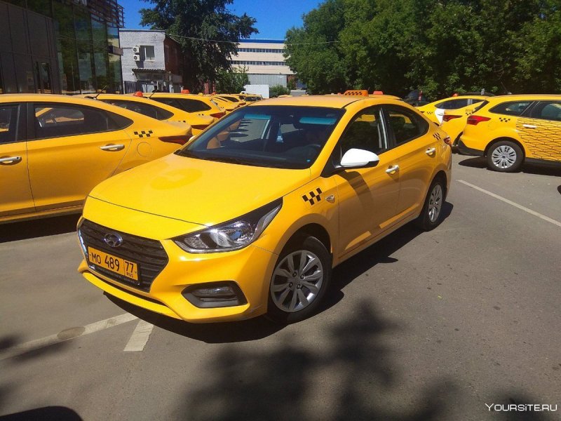 Hyundai Solaris 2012 такси