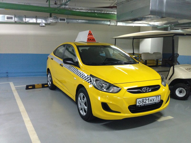 Hyundai Solaris 2021 такси