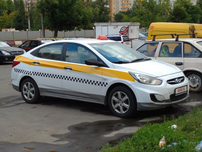 Hyundai Solaris 2021 такси