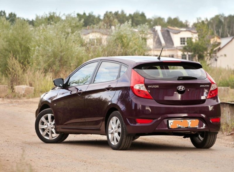 Машина Hyundai Solaris хэтчбек