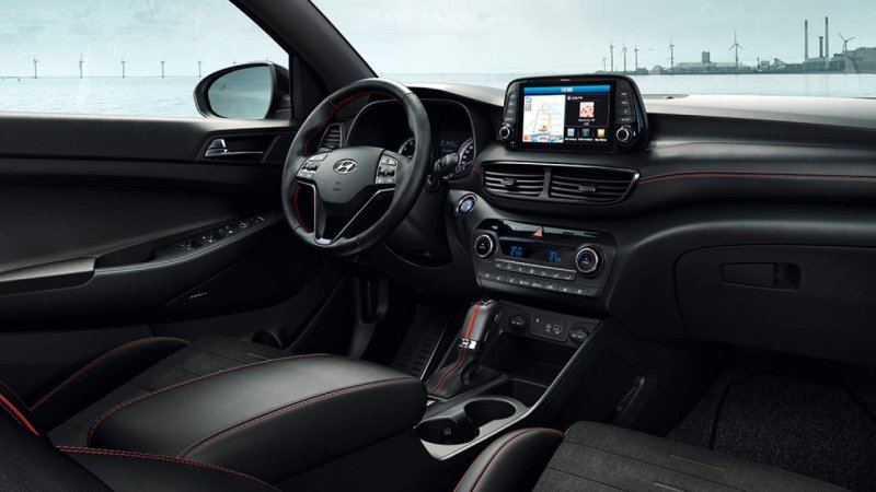 Hyundai Tucson n line 2020 салон