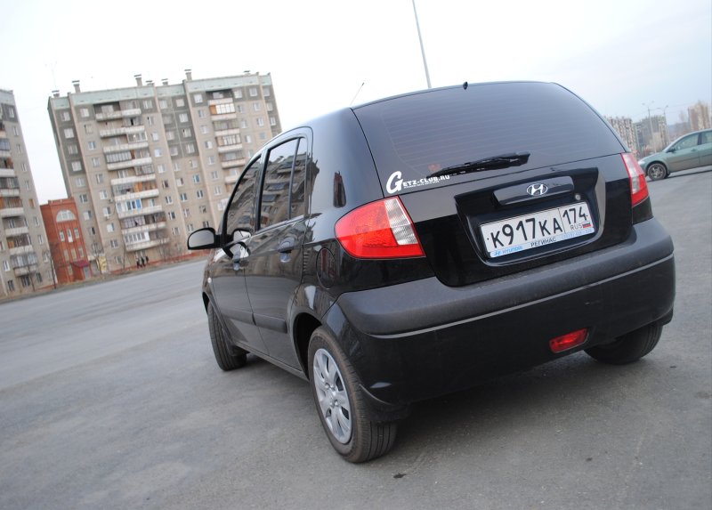 Хендай Гетц 2005 черный