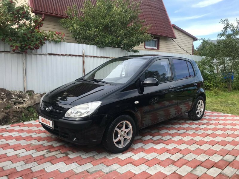 Хендай Гетц черный 2002