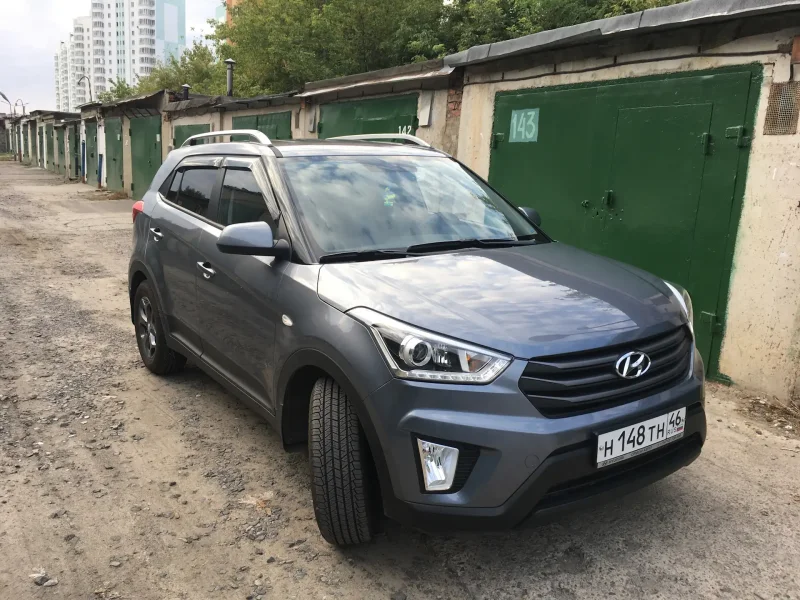 Creta Hyundai багажник на рейлинги
