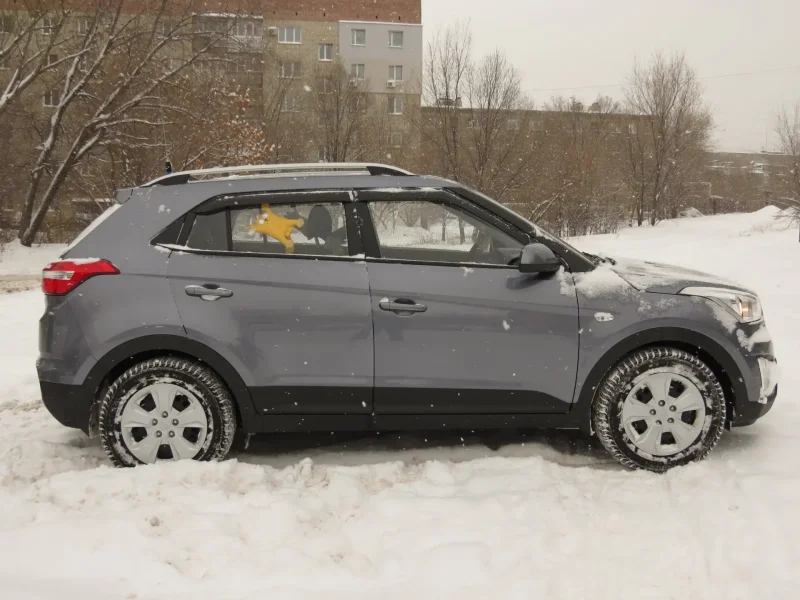 Поперечины на рейлинги Hyundai Creta