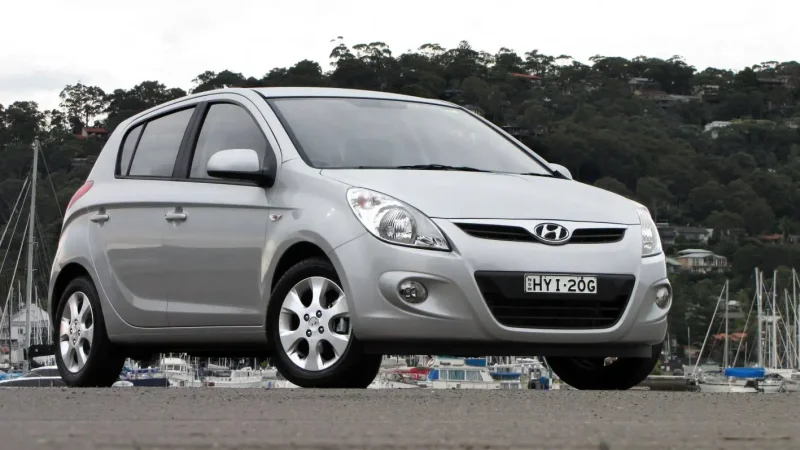 Hyundai i20 2010 черный