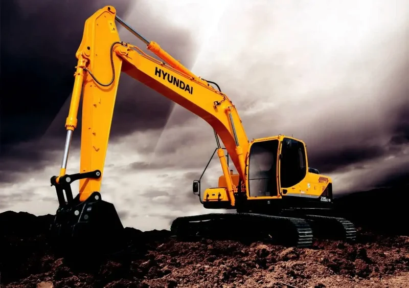 Гусеничный экскаватор Hyundai r220