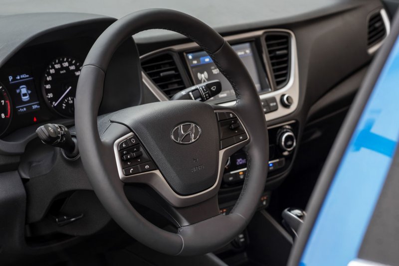 Solaris 2022 новый Hyundai салон