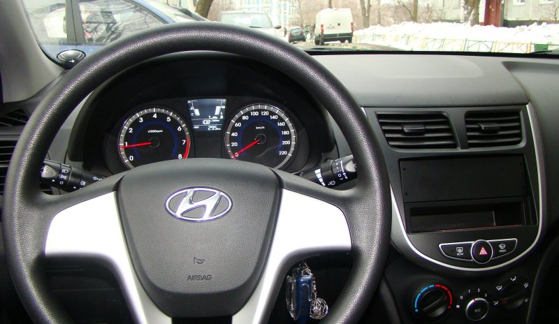 Приборная панель Hyundai Solaris 2018