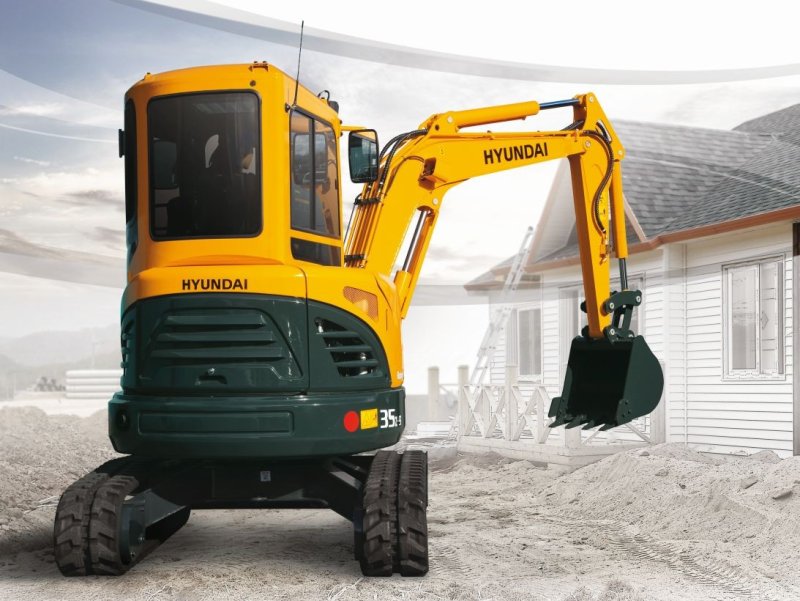 Мини экскаватор Hyundai r35z