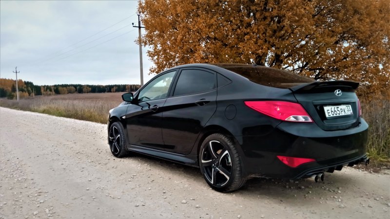 Hyundai Solaris 2011 тюнинг