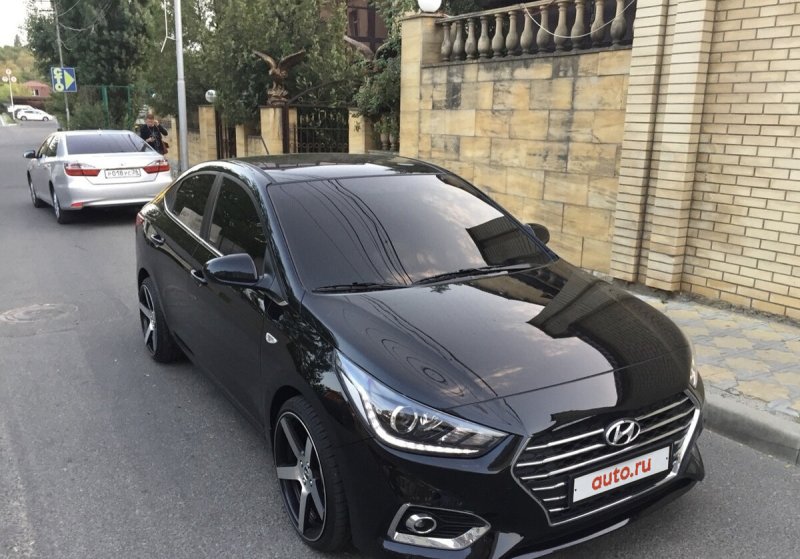 Тюнингованный Hyundai Solaris