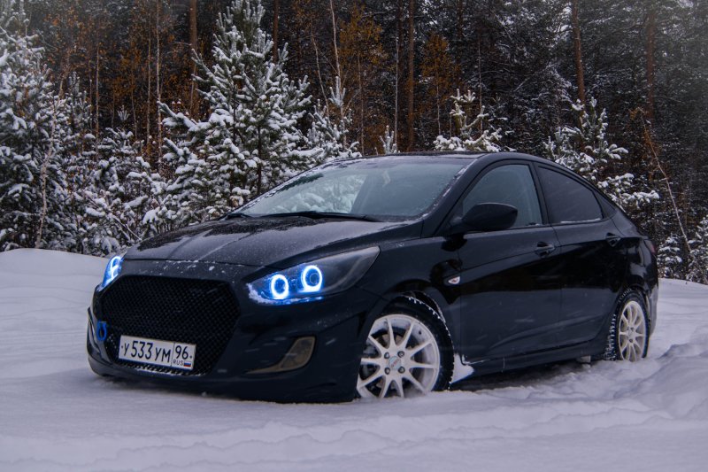 Hyundai Solaris тюнингованная