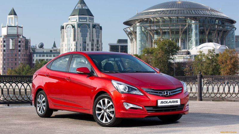 Моделька Hyundai Solaris 2017
