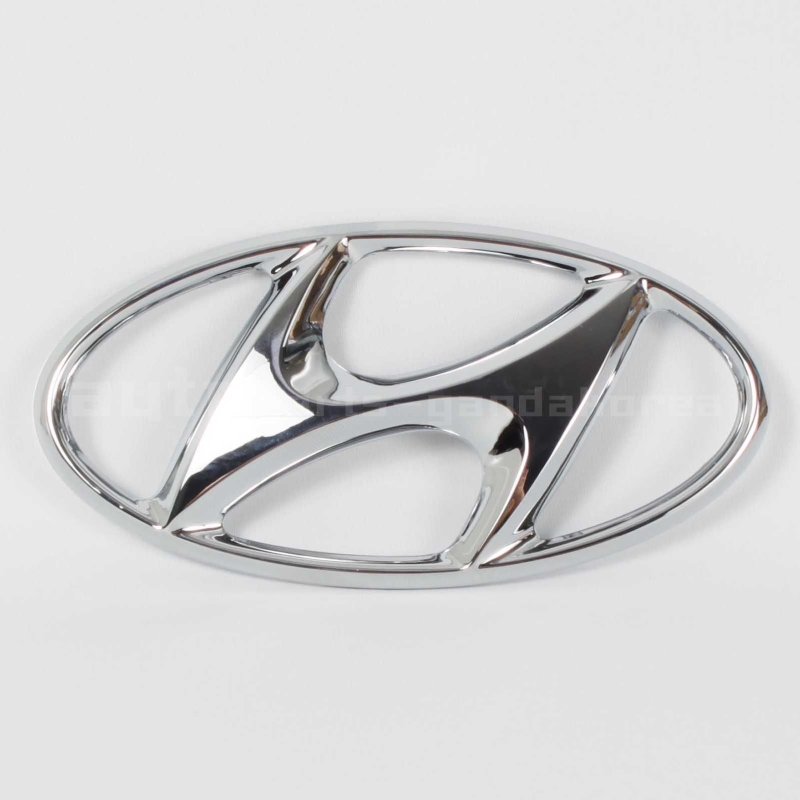 Эмблема Hyundai 98х50 мм хром