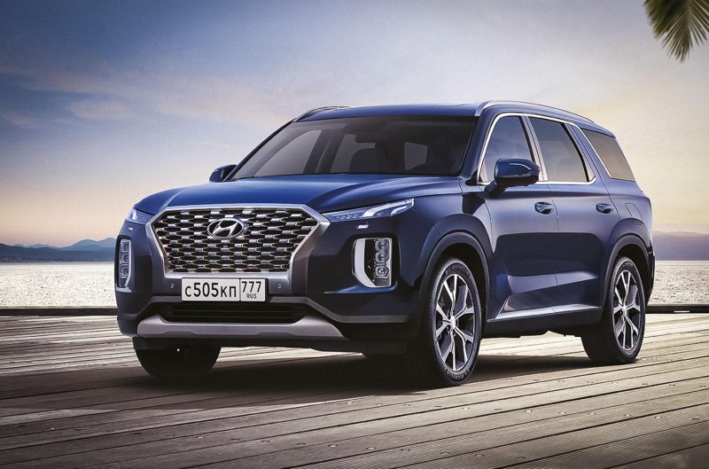 Hyundai Palisade 2020 белый