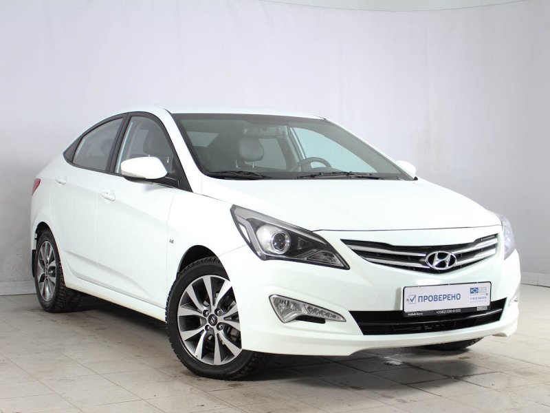 Hyundai Solaris 2015 белый