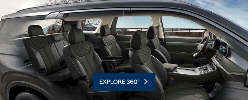 Hyundai Palisade 2022 салон 8 мест
