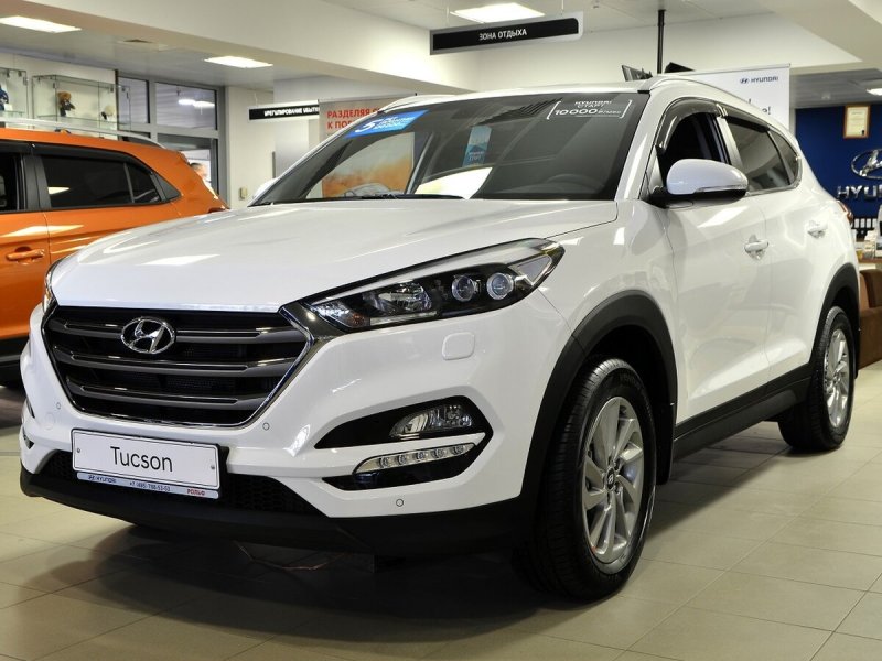 Hyundai Tucson 2017 белый