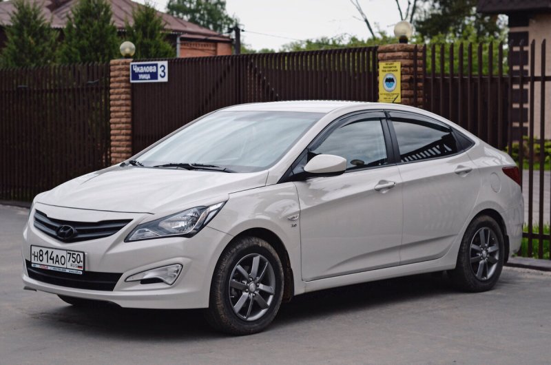 Hyundai Solaris 2015 White