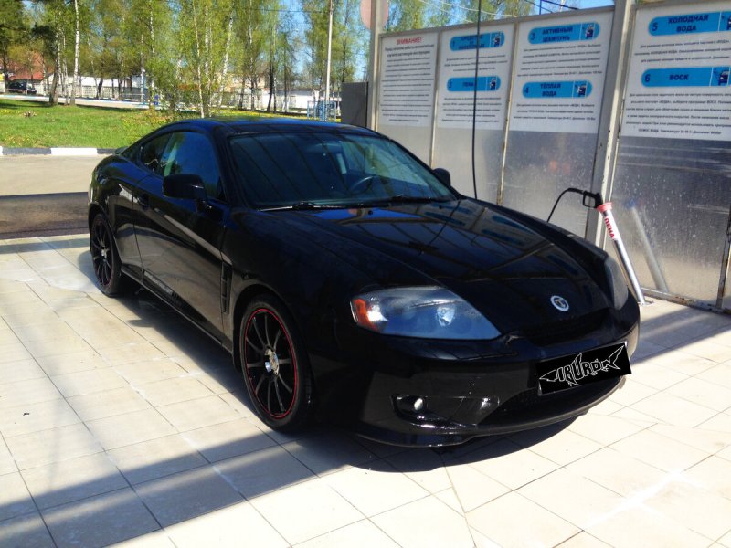 Hyundai Tiburon черный фото