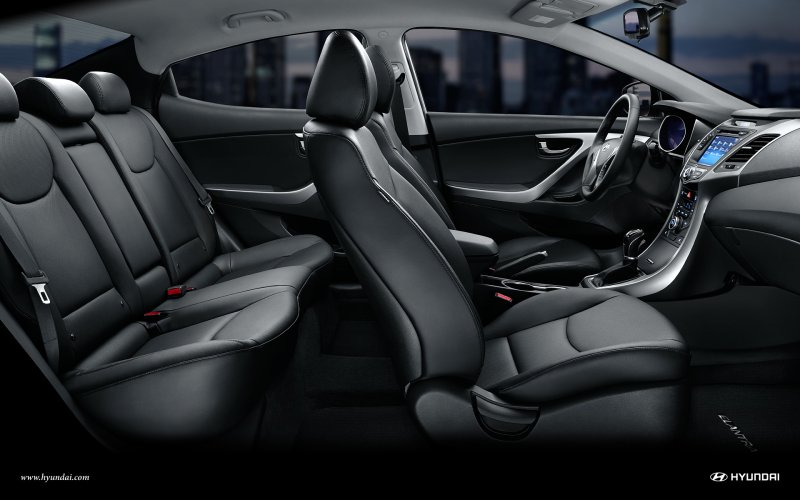 Leather Interior Hyundai Elantra 2022