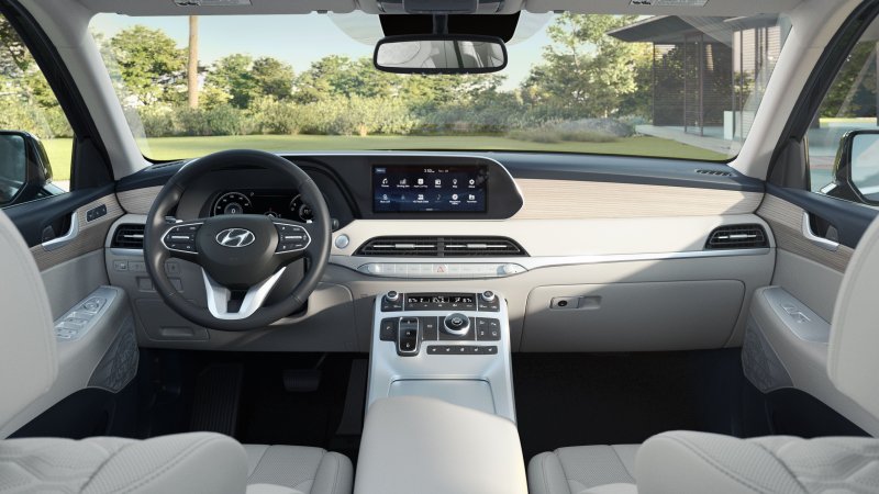 Hyundai Palisade 2020 интерьер