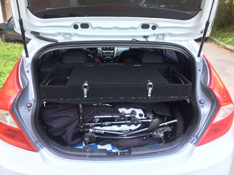 Hyundai Solaris 2012 багажник